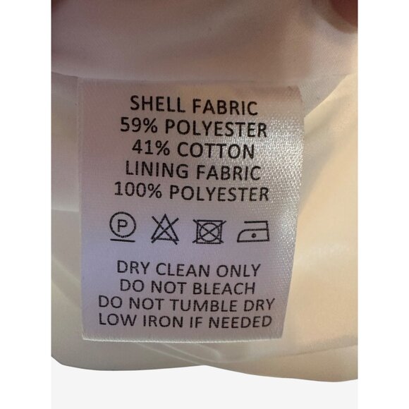 Cartolina Womens Short-Sleeve Tweed Shift Dress Beige Size 6 - Picture 9 of 11